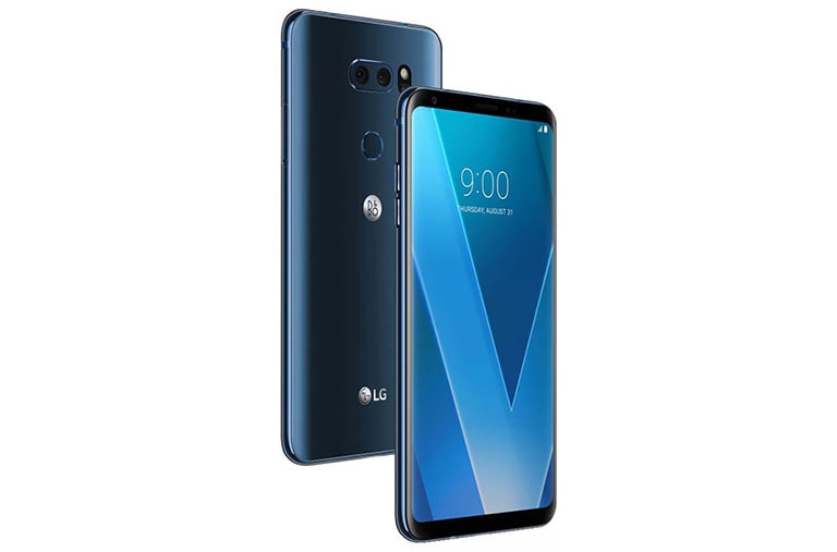 Vorderseite von V30 Smartphone - Blau LG V30 Moroccan Blue H930