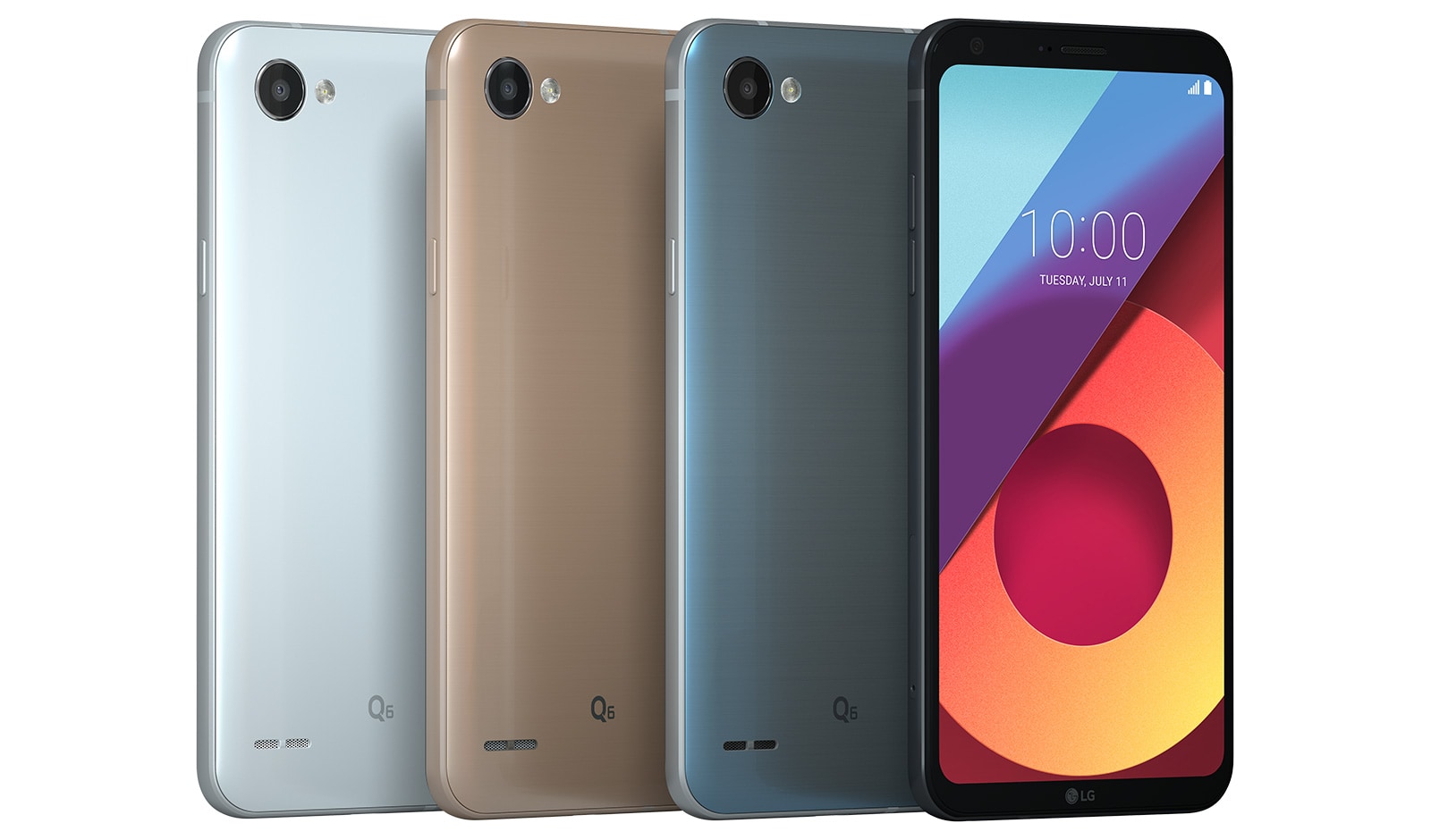 LG Q6 Smartphone - Gold , LG Q6