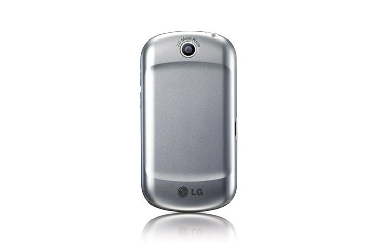 LG OPTIMUS ME Einsteiger-Smartphone mit hochwertigem 2,8 Zoll Display, MP3 Player, Kopfhöreranschluss und erweiterbarem Speicher, P350