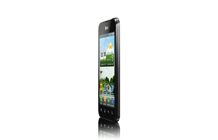 LG OPTIMUS black Touchscreen Smartphone, in elegantem Design, extrem dünn und leicht, mit superhellem NOVA-Display, P970