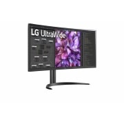 LG Curved 21:9-UltraWide™-Monitor mit 34 Zoll und QHD (3.440 x 1.440), 34WQ75X-B