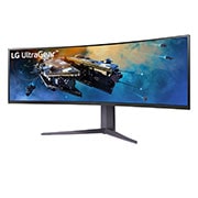 LG Curved 45" UltraGear™ DQHD-Monitor mit 200 Hz Bildwiederholrate, 45GR65DC-B