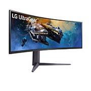 LG Curved 45" UltraGear™ DQHD-Monitor mit 200 Hz Bildwiederholrate, 45GR65DC-B
