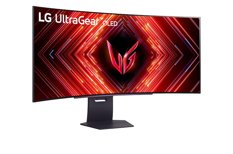 LG Der UltraGear™ Curved Gaming Monitor OLED 45'' | 800R, DisplayHDR True Black 400, 240Hz, 0.03ms (GtG), 45GS95QE-B