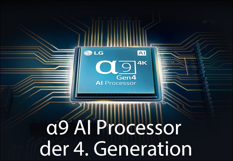 In der Mitte der elektrischen Schaltung befindet sich ein α9 AI Processor der 4. Generation.