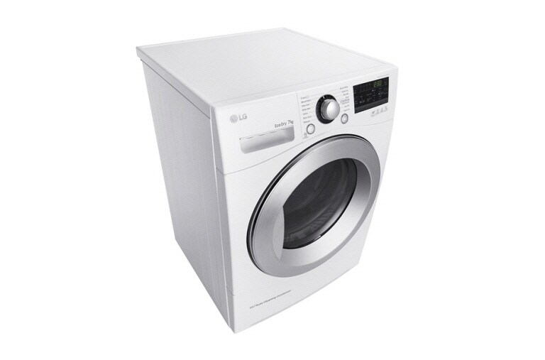 LG Trockner mit 7 kg Fassungsvermögen, Wärmepumpentechnologie und niedrigem Energieverbrauch, RC7055AH2M