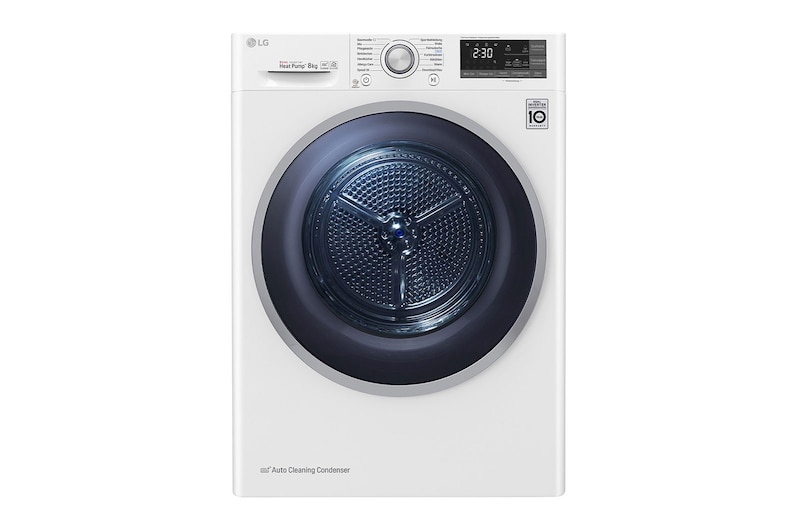 LG Trockner | Energieeffizienzklasse* A+++ | mit Dual Inverter Wärmepumpentechnologie und autoreinigendem Kondensator bis zu 8 kg Fassungsvermögen, RT8DIH1Q