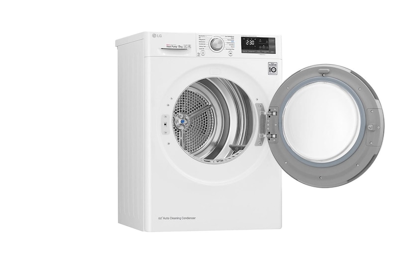 LG Trockner | Energieeffizienzklasse* A+++ | mit Dual Inverter Wärmepumpentechnologie und autoreinigendem Kondensator bis zu 8 kg Fassungsvermögen, RT8DIH1Q