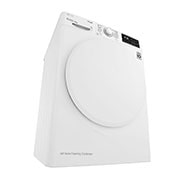 LG Trockner mit Dual Inverter Wärmepumpentechnologie und autoreinigendem Kondensator bis zu 8 kg Fassungsvermögen, Energieeffizienzklasse A+++, RT8DIHP