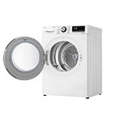 LG Trockner mit Dual Inverter Wärmepumpentechnologie & Sicherheitsglastür | Automatisch selbstreinigender Kondensator | 9 kg Fassungsvermögen | Wi-Fi-Funktion | EEK A+++ | RT90V9W, RT90V9W