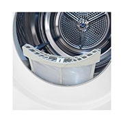 LG Trockner mit Dual Inverter Wärmepumpentechnologie & Sicherheitsglastür | Automatisch selbstreinigender Kondensator | 9 kg Fassungsvermögen | Wi-Fi-Funktion | EEK A+++ | RT90V9W, RT90V9W