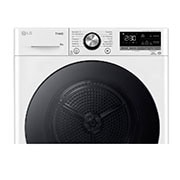 LG Trockner mit Dual Inverter Wärmepumpentechnologie & Sicherheitsglastür | Automatisch selbstreinigender Kondensator | 9 kg Fassungsvermögen | Wi-Fi-Funktion | EEK A+++ | RT90V9W, RT90V9W