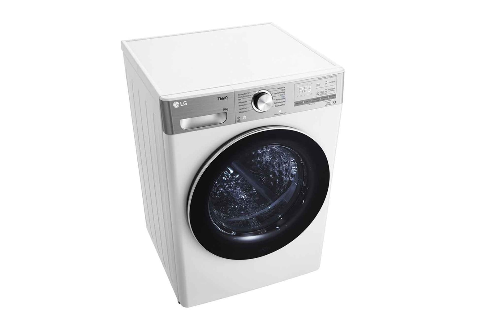 LG Trockner Weiß (C, 10 kg) mit Dual Inverter Wärmepumpentechnologie & selbstreinigendem Kondensator I V9A2XT, V9A2XT
