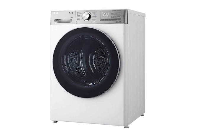 LG Trockner Weiß (C, 10 kg) mit Dual Inverter Wärmepumpentechnologie & selbstreinigendem Kondensator I V9A2XT, V9A2XT