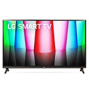 Vorderansicht des LG FHD TV mit eingefügtem Bild und Produktlogo