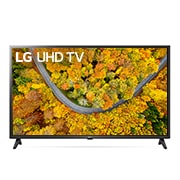 Eine Vorderansicht des LG UHD TV