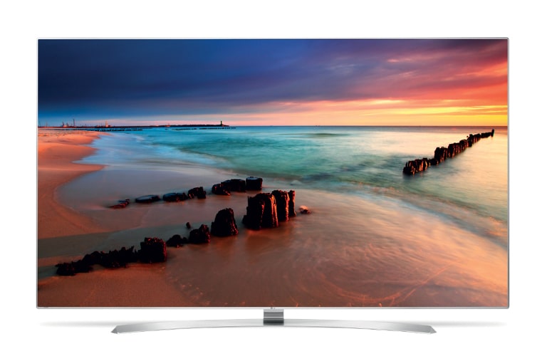 Vorderseite von SUPER UHD TV von LG 55UH950V