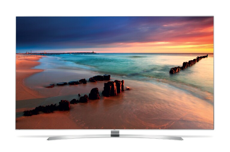 Vorderseite von SUPER UHD TV von LG 65UH950V
