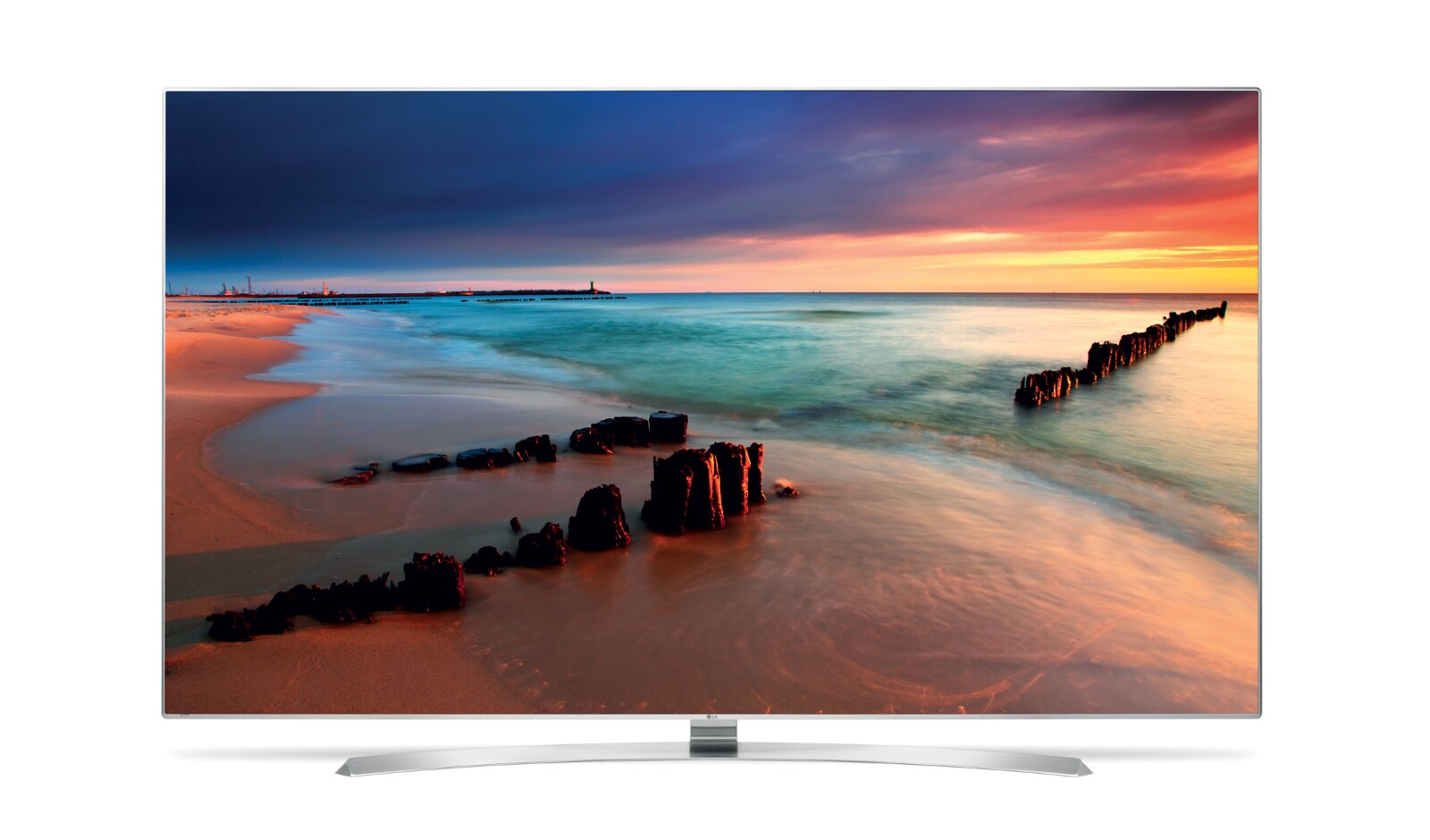 Vorderseite von SUPER UHD TV von LG 65UH950V