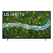 Eine Vorderansicht des LG UHD TV