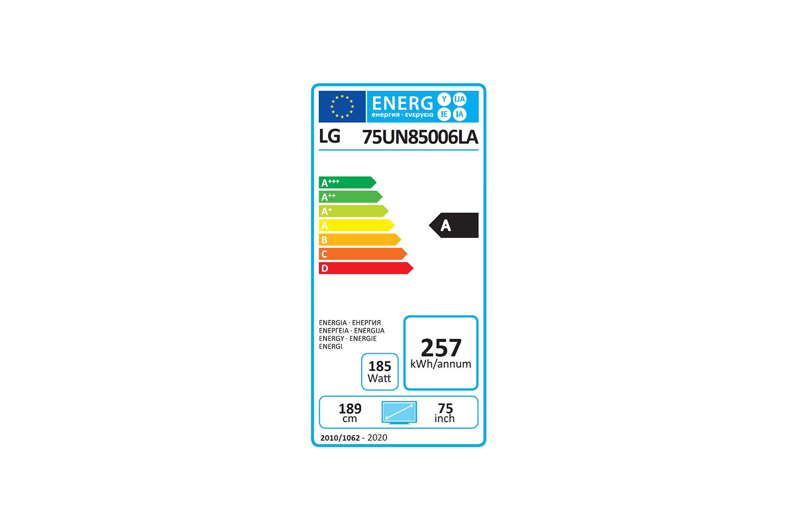 LG 75“ LG UHD TV, 75UN85006LA