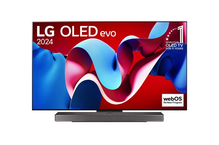 LG 65 Zoll LG OLED evo AI C4 4K Smart TV OLED65C4 , OLED65C48LA