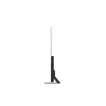 Seitenansicht des LG OLED AI B5 4K Smart TV.