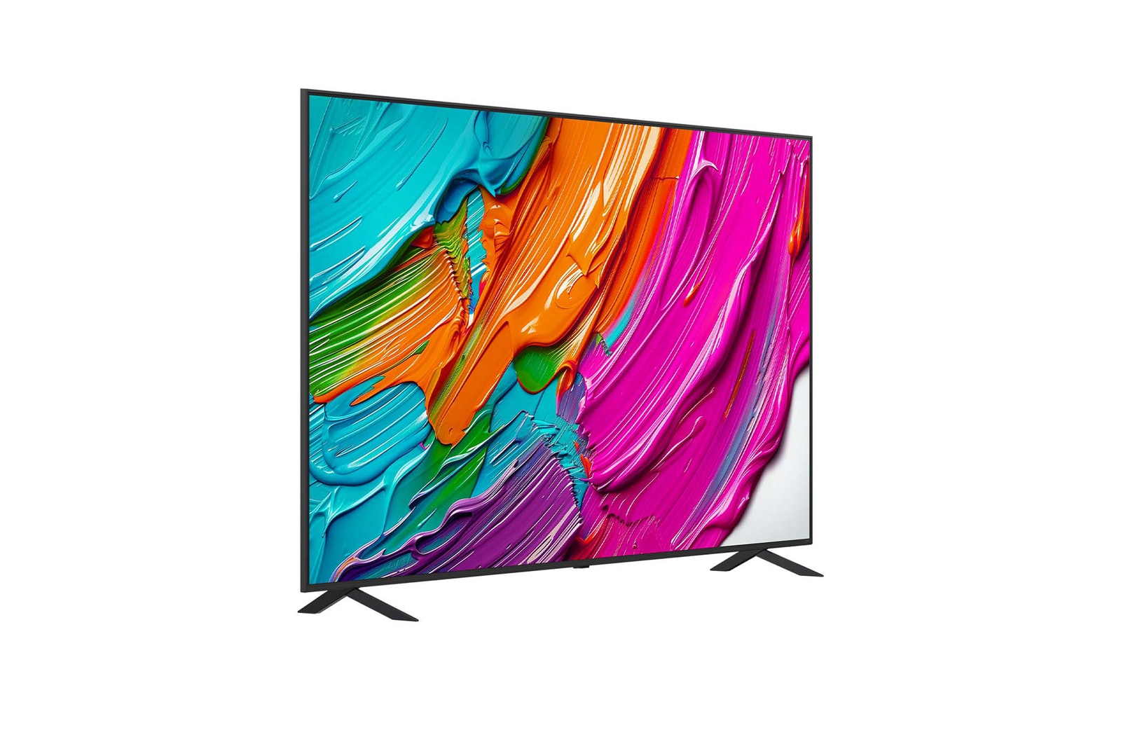Rückansicht des LG QNED80 TV