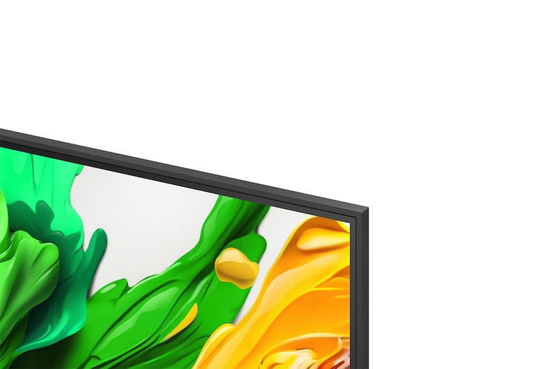 LG AI Magic Remote mit hervorgehobener KI-Schaltfläche. Rundherum befinden sich die verschiedenen Funktionen, auf die ein Benutzer über die Schaltfläche zugreifen kann. AI Voice ID, AI Search, AI Chatbot, AI Concierge, AI Picture Wizard, AI Sound Wizard. Der Text erklärt, dass die LG AI Magic Remote dein KI-Erlebnis mit einer speziellen KI-Schaltfläche vervollständigt und wie eine Maus in der Luft verwendet werden kann. Einfach zeigen und klicken.