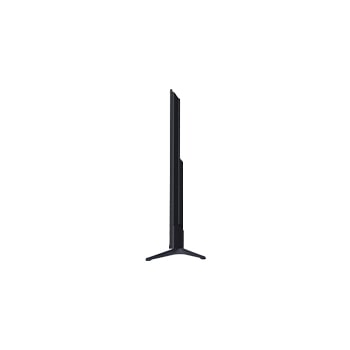 Linke Seitenansicht des LG UHD UA73 TV.