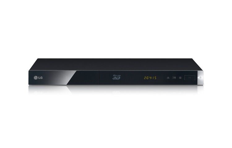 Vorderseite von 3D-Blu-ray-Player mit LG Smart TV, DLNA und Unterstützung externer Festplatten BP420