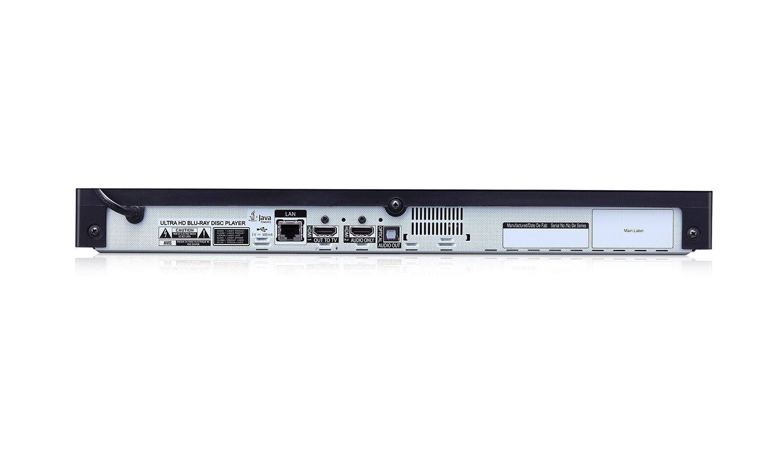 LG Ultra HD Blu-Ray Player mit 4K Disc Wiedergabe, Dolby Vision™ und Multi HDR, UP970