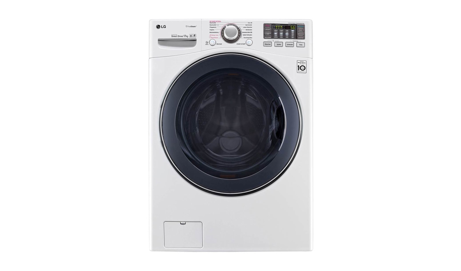 Vorderseite von Großer Waschvollautomat mit Premium-Dampffunktion I 17 KG Fassungsvermögen I TurboWash™  F11WM17VT2