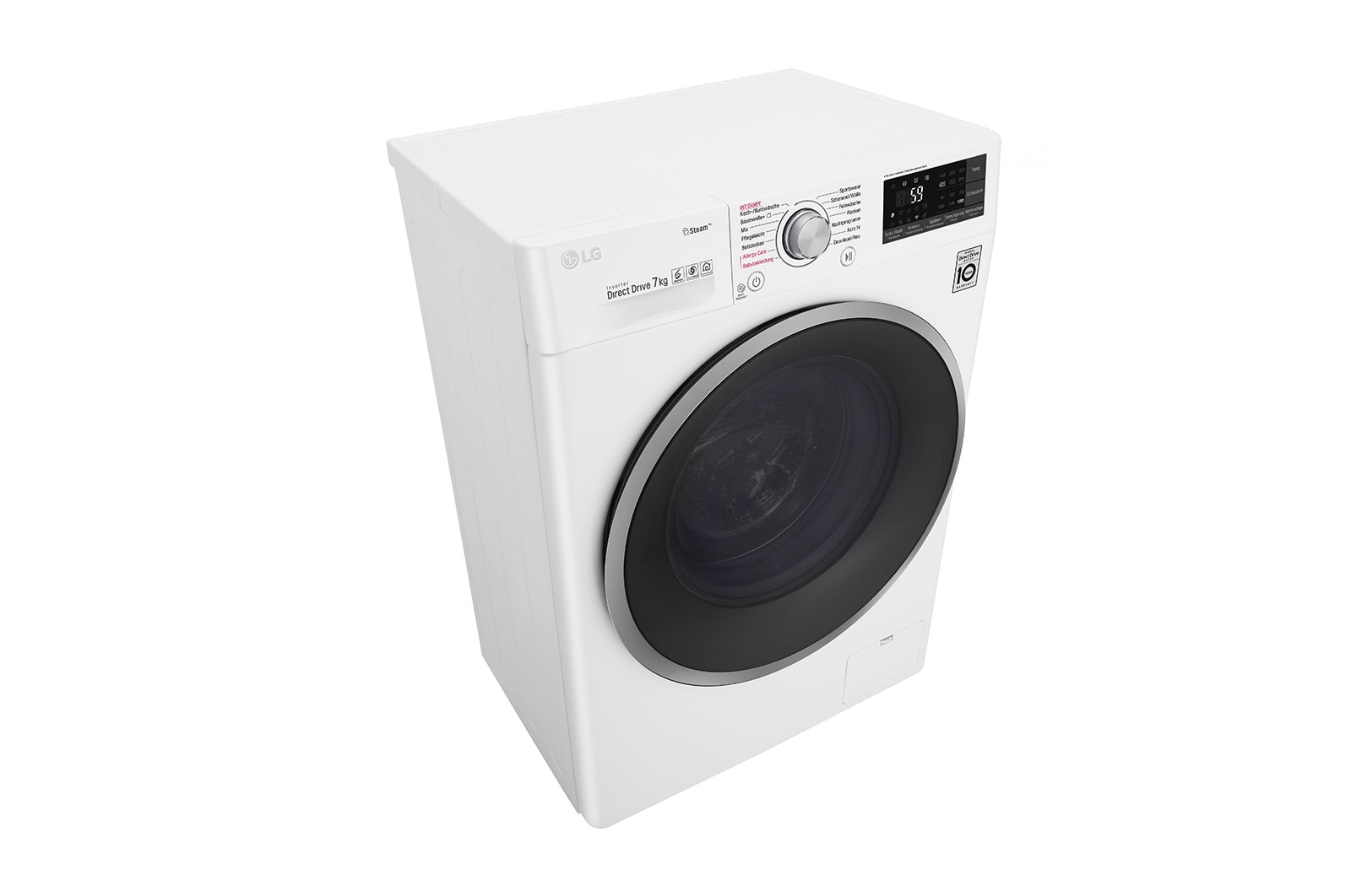 LG Waschmaschine mit 7 kg Fassungsvermögen, SLIM nur 45cm tief, F12WM7SLIM