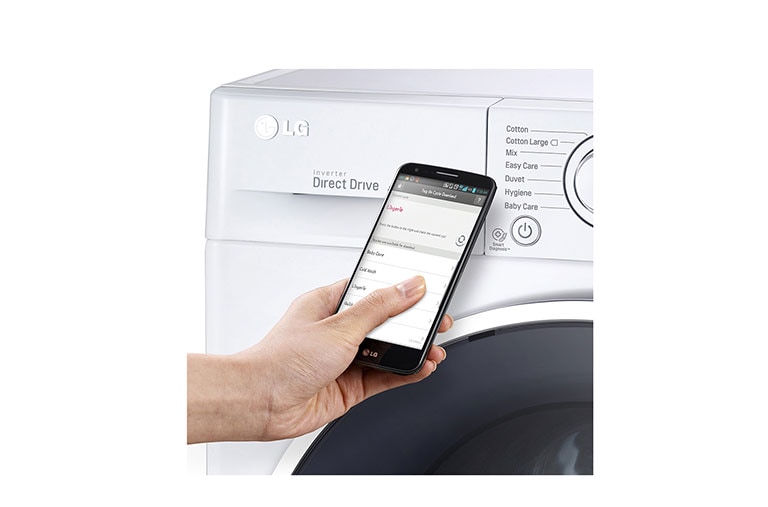 LG Waschmaschine mit 6 Motion Direct Drive™, 9 kg Fassungsvermögen und TurboWash™, F14U2VDN1H