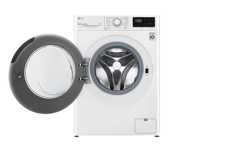 LG Waschmaschine | 7 kg | Energieeffizienzklasse D | AI DirectDrive™ | 6 Motion DirectDrive™, F14WM7LN0E