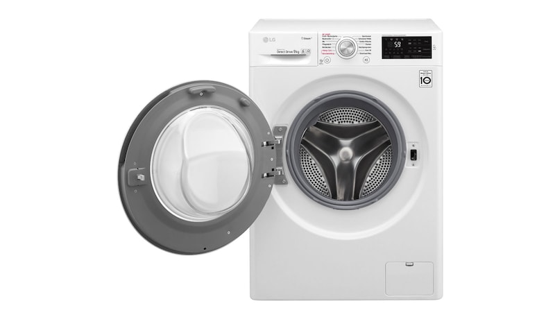 LG Waschmaschine mit 9 kg Fassungsvermögen, Steam™ und Inverter Direct Drive™, F14WM9KG