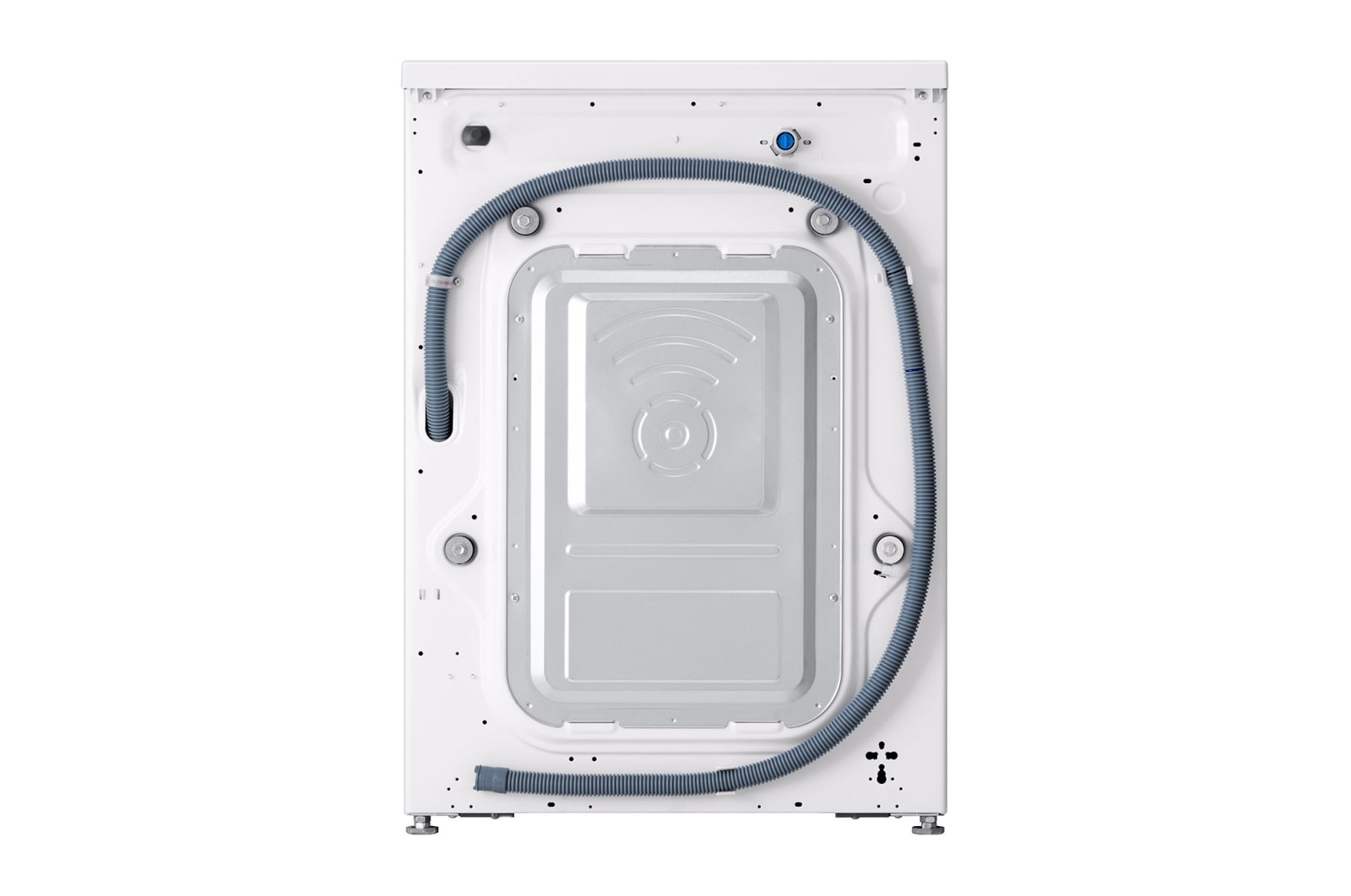 LG Waschmaschine Essence White (8 kg, 1.350 U./Min., EEK A) mit schwarzem Bullaugenring | F4WB3085, F4WB3085