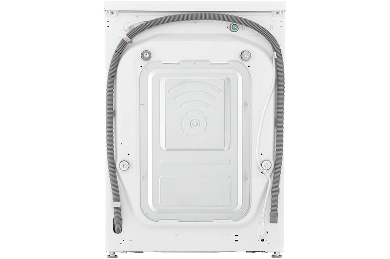 LG Waschmaschine mit 11 kg Kapazität | EEK A | 1.400 U./Min. | Weiss mit schwarzem Bullaugenring | F4WR4911P, F4WR4911P