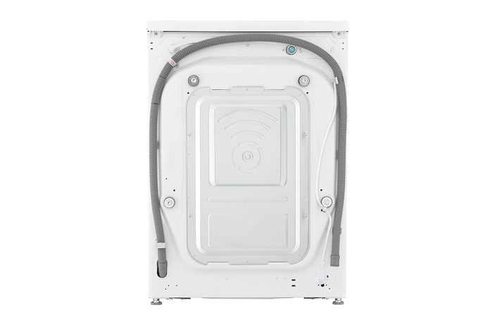 LG Waschmaschine mit 11 kg Kapazität | EEK A | 1.400 U./Min. | Weiss mit schwarzem Bullaugenring | F4WR701Y, F4WR701Y