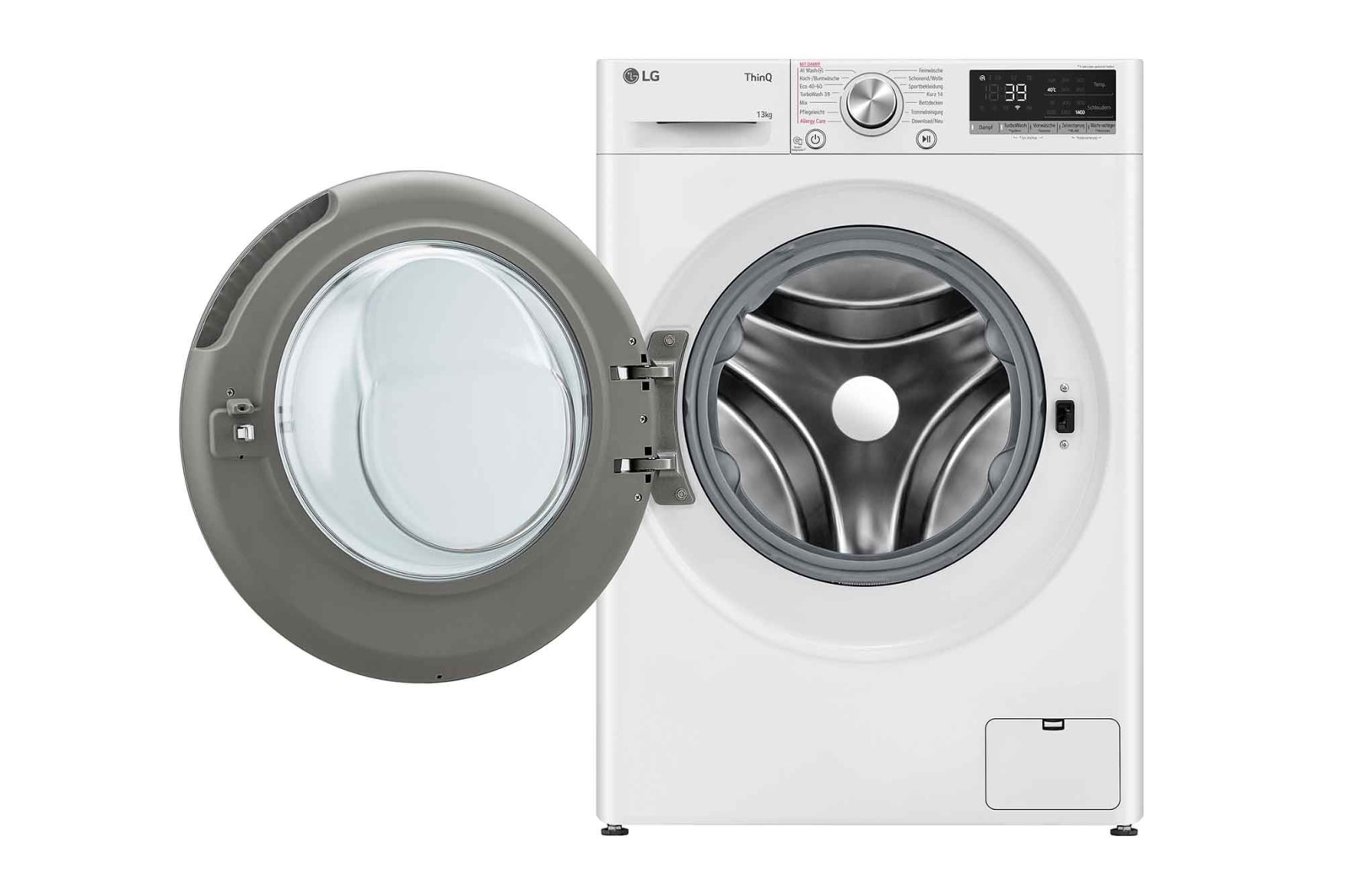 LG Waschmaschine (13 kg, 1.400 U./Min., EEK A) mit silber Bullaugenring | F4WR7031, F4WR7031