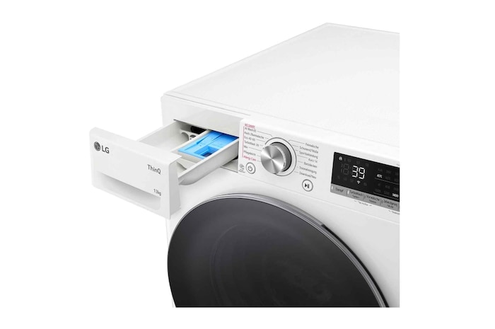 LG Waschmaschine (13 kg, 1.400 U./Min., EEK A) mit silber Bullaugenring | F4WR7031, F4WR7031