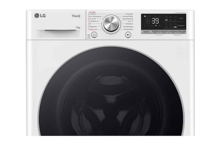 LG Waschmaschine (13 kg, 1.400 U./Min., EEK A) mit silber Bullaugenring | F4WR7031, F4WR7031