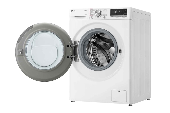 LG Waschmaschine (13 kg, 1.400 U./Min., EEK A) mit silber Bullaugenring | F4WR7031, F4WR7031
