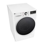 LG Waschmaschine mit 13 kg Kapazität | Energyeffizienz A | 1.360 U./Min. | Weiss mit schwarzem Bullaugenring | F4WR703Y, F4WR703Y