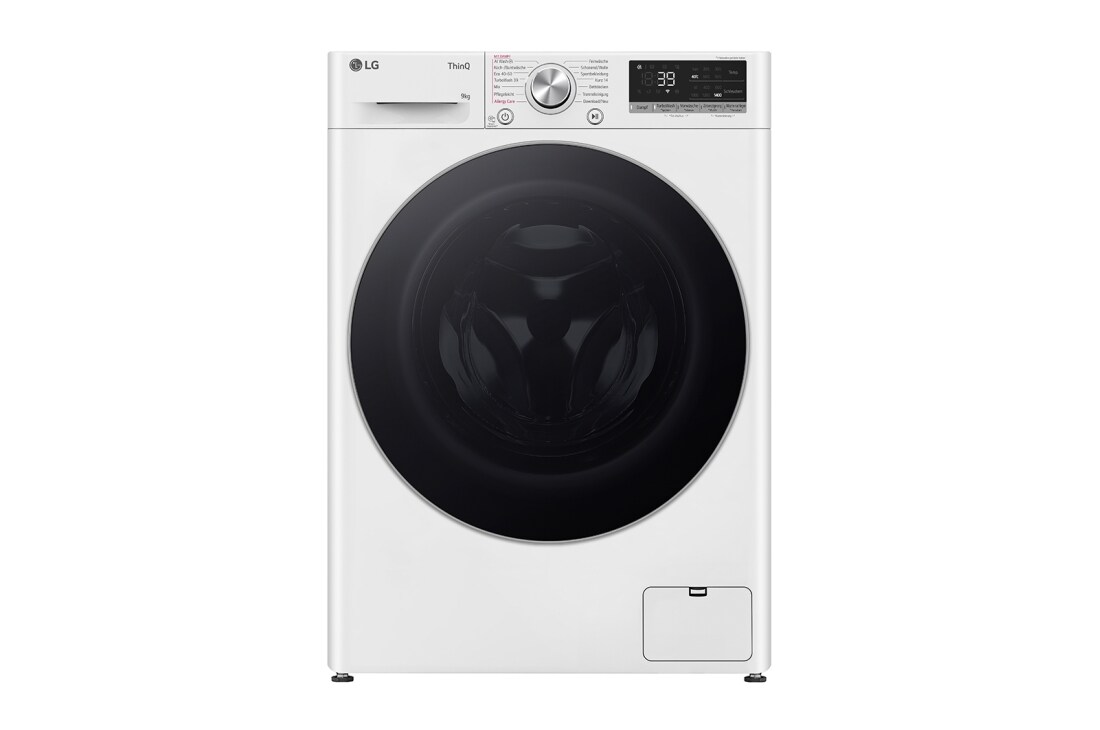 LG Waschmaschine | 9 kg | EKK A | AI DD® | 1400 U./Min | Steam | TurboWash® 360° | F4WR7091, F4WR7091