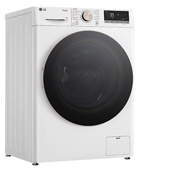 LG Waschmaschine Weiss (A-10%*, 9 kg, 1.360 U./Min.) mit AI DD® & TurboWash®360° | F4WR709G, F4WR709G