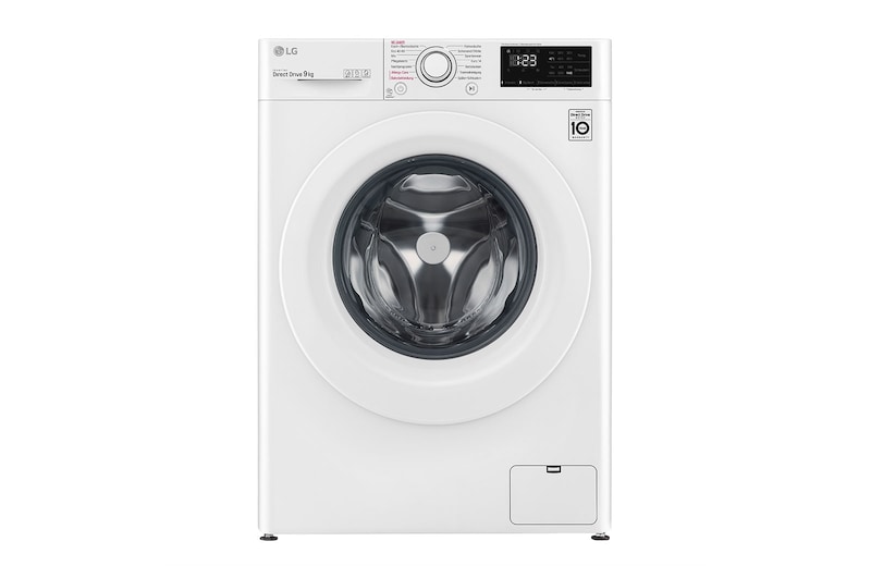 LG Waschmaschine mit AI DD™ | 9 kg | 1400 U/Min | Steam | 6 Motion™| Neue Wohlfühl-Trommel, F4WV309S0