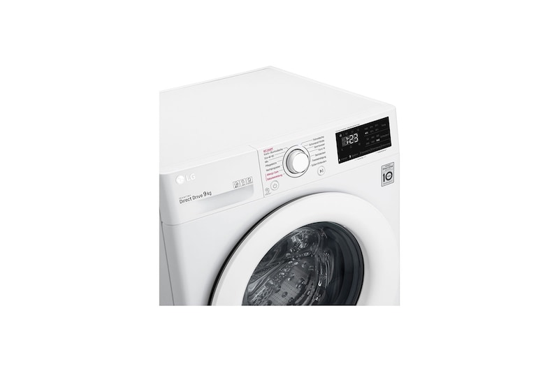 LG Waschmaschine mit AI DD™ | 9 kg | 1400 U/Min | Steam | 6 Motion™| Neue Wohlfühl-Trommel, F4WV309S0
