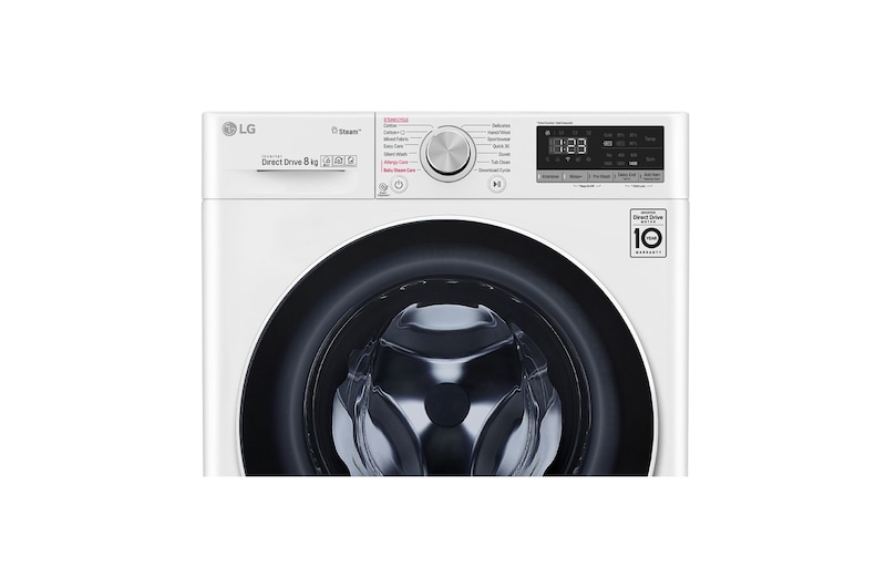 LG Waschmaschine | 8 kg | Energieeffizienzklasse* D | AI DD™ | Steam, F4WV408S0